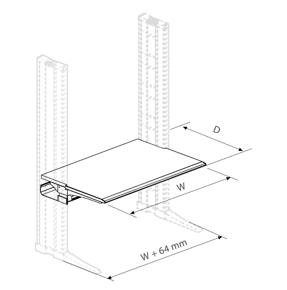 AES ESD Worktop for ESD Workstation AES Oscar el.eng p.47 drw